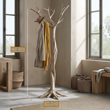 Eldrune Sculpted Solid Wood Tree Coat Rack - Timberustic Tree Coat Rack