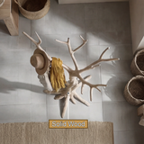 Eldrune Sculpted Solid Wood Tree Coat Rack - Timberustic Tree Coat Rack