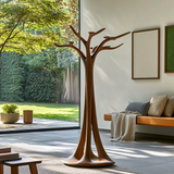 Eldwyn Sculpted Solid Wood Tree Coat Rack - Timberustic Tree Coat Rack
