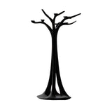 Eldwyn Sculpted Solid Wood Tree Coat Rack Black - Timberustic Tree Coat Rack
