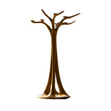 Eldwyn Sculpted Solid Wood Tree Coat Rack Teak - Timberustic Tree Coat Rack