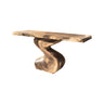 Elora Curve Solid Wood Console Table