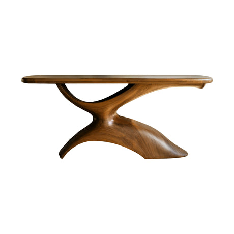 Elora Rise Sculptural Wood Bathroom Vanity