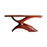 Elora Rise Sculptural Wood Bathroom Vanity