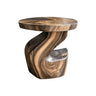 Elora Twist Solid Wood Side Table