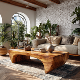 Elowen Arc Solid Wood Coffee Table - Timberustic Coffee Table