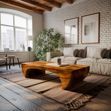 Elowen Arc Solid Wood Coffee Table - Timberustic Coffee Table