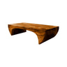 Elowen Arc Solid Wood Coffee Table Brown - Timberustic Coffee Table