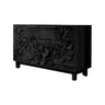 Elowen Botanical Hand-Carved Solid Wood Sideboard Cabinet