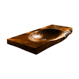 Elowen Live Edge Solid Wood Floating Bathroom Vanity