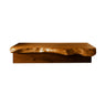 Elowen Live Edge Solid Wood Floating Bathroom Vanity with Drawers Brown - Timberustic Floating Bathroom Vanity With Drawers