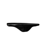 Elowen Sculpted Solid Wood Mushroom Floating Shelf Black - Timberustic Floating Shelf