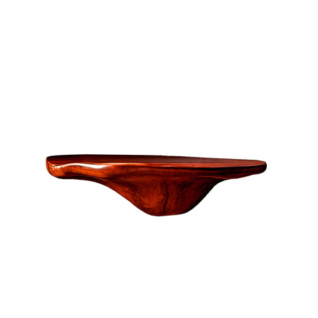 Elowen Sculpted Solid Wood Mushroom Floating Shelf