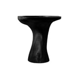 Elvara Sculpted Solid Wood Pedestal Sink Black - Timberustic Pedestal Sink