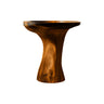 Elvara Sculpted Solid Wood Pedestal Sink Brown - Timberustic Pedestal Sink