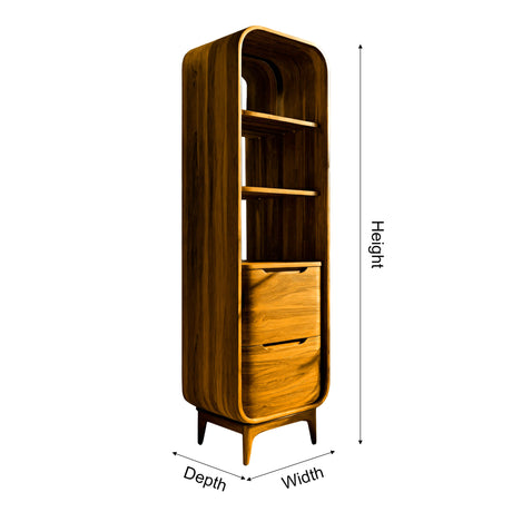 Elviro Handcrafted Solid Wood Bathroom Cabinet
