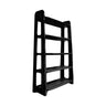 Elvorn Curve Solid Wood Bookshelf Black - Timberustic Bookshelf