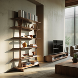 Elvryn Spire Solid Wood Bookshelf - Timberustic Bookshelf