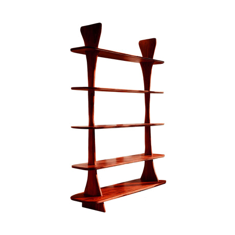 Elvryn Spire Solid Wood Bookshelf