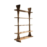 Elvryn Spire Solid Wood Bookshelf Natural Oak - Timberustic Bookshelf