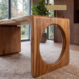 Elyndor Handcrafted Solid Wood Desk with Drawers - Timberustic Desk With Drawers