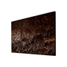 Elyrion Solid Wood Sculpted Wall Art Dark Walnut - Timberustic Wall Art