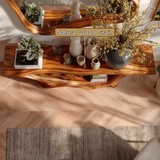 Ervannis Curved Solid Wood Console Table - Timberustic Console Table