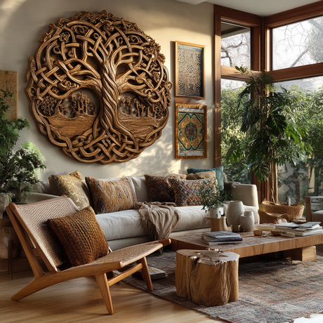 Eryndal Handcrafted Solid Wood Wall Art - Timberustic Wall Art