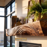 Eryndor Handcrafted Fireplace Mantel Shelf SPA058231 - Timberustic Fireplace Mantel Shelf