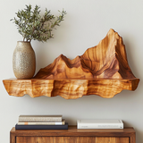 Eryndor Handcrafted Mountain Floating Shelf - Timberustic Floating Shelf