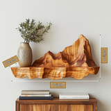 Eryndor Handcrafted Mountain Floating Shelf - Timberustic Floating Shelf