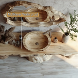 Eryndor Rootform Solid Wood Freestanding Bathroom Vanity - Timberustic Freestanding Bathroom Vanity