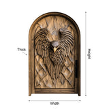 Eryndor Sculpted Solid Wood Arched Door