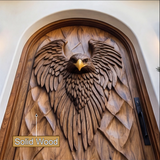 Eryndor Sculpted Solid Wood Arched Door - Timberustic Door