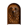 Eryndor Sculpted Solid Wood Arched Door Brown - Timberustic Door