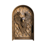 Eryndor Sculpted Solid Wood Arched Door Natural Oak - Timberustic Door