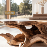 Eryndor Sculpted Solid Wood Coffee Table SPA293582 - Timberustic Coffee Table