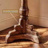 Eryndor Solid Wood Pedestal Stand - Timberustic Pedestal Stand