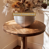 Eryndor Solid Wood Pedestal Stand - Timberustic Pedestal Stand