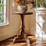 Eryndor Solid Wood Pedestal Stand - Timberustic Pedestal Stand