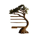 Evermere Handcrafted Solid Wood Tree Bookshelf