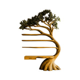 Evermere Handcrafted Solid Wood Tree Bookshelf