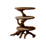 Everroot Live Edge Solid Wood Side Table