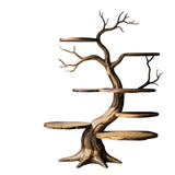 Everwood Sculpted Timber Tree Bookshelf