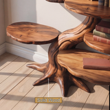 Everwood Sculpted Timber Tree Bookshelf - Timberustic Tree Bookshelf