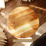 Florane Sculpted Solid Wood Pedestal Stand - Timberustic Pedestal Stand