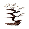 Floraryn Flow Handcrafted Blossom Live Edge Tree Bookshelf