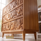 Floravelle Handcrafted Solid Wood Sideboard Cabinet SPA254542 - Timberustic Sideboard Cabinet