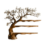 Floravelle Handcrafted Solid Wood Tree Bookshelf