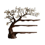 Floravelle Handcrafted Solid Wood Tree Bookshelf